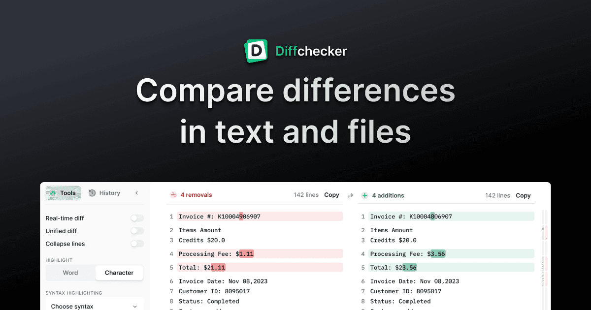 Diffchecker